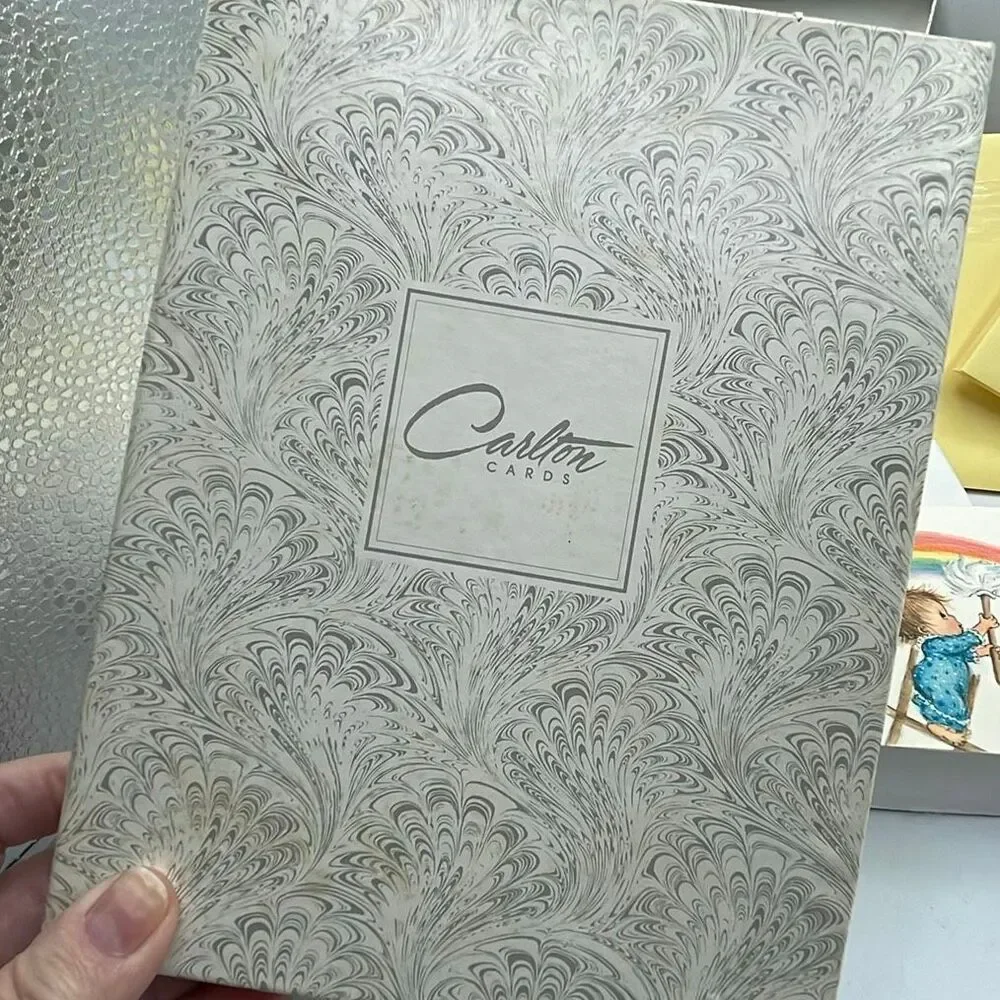 Vintage Ephemera stationery 1969 Hallmark 1970s Carlton.